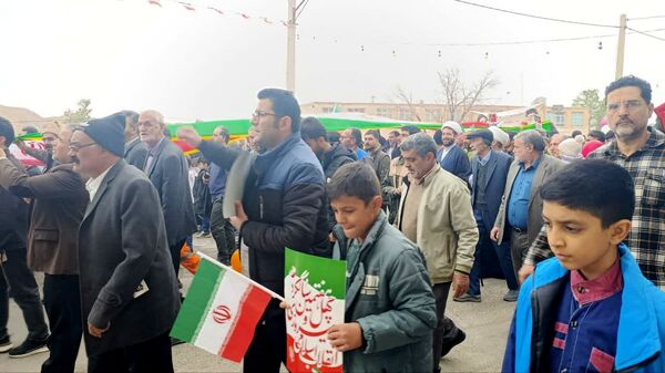 حضور با شکوه مردم تفت در راهپیمایی ۲۲ بهمن