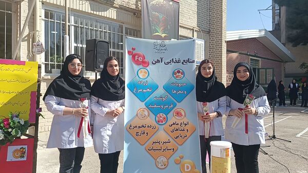 افتتاحیه طرح آهن یاری در دبیرستان کوثر فرهنگیان