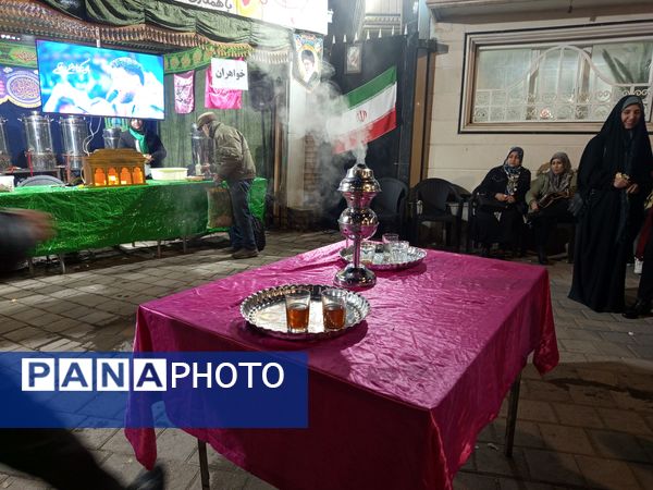 برپایی چایخانه جوانان مهدوی در نیشابور 