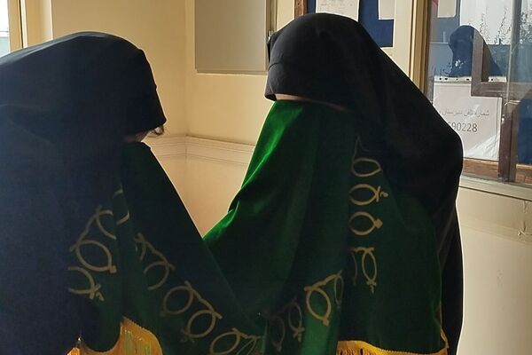 مراسم فاطمیه در مدرسه والدین آناخاتون تبریز