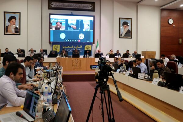 اتاق کنترل وضعیت ستاد انتخابات شهر مشهد در دور دوم انتخابات ریاست جمهوری 