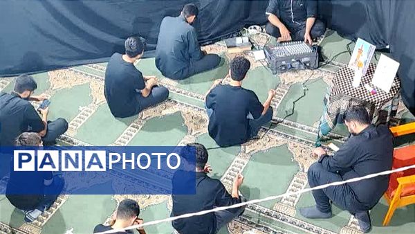 عزاداری نوجوانان عشاق‌ الرضا قائمشهر در سوگ حضرت علی اکبر(ع)