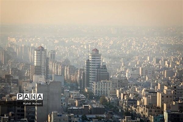 کیفیت هوای تهران در وضعیت قرمز