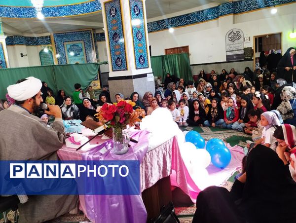 مراسم جشن دهه کرامت و استقبال از پرچم حرم رضوی در شهرستان‌فیروزکوه