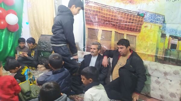 جشن میلاد طفل شش ماهه کربلا در هیئت علی‌اصغری فداف