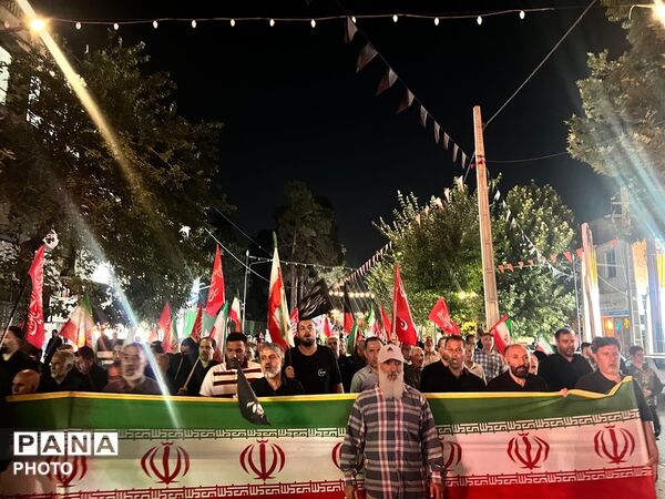 حضور باشکوه مردم کرج درصد و چهل و یکمین شب از تجمعات مردمی