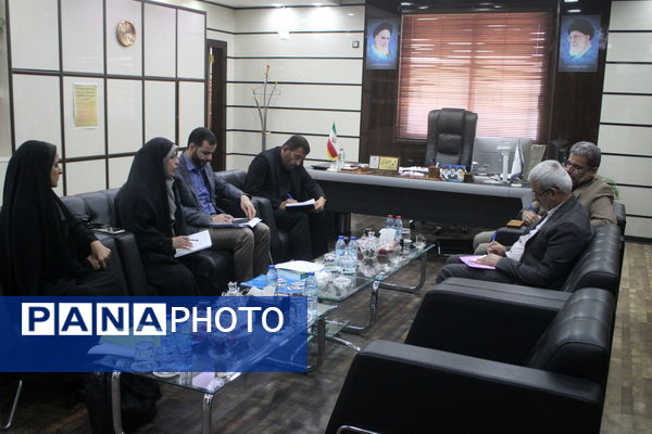 جلسه ارزیابی بازرسان وزارت آموزش و پرورش از کانون‌های فرهنگی تربیتی استان بوشهر