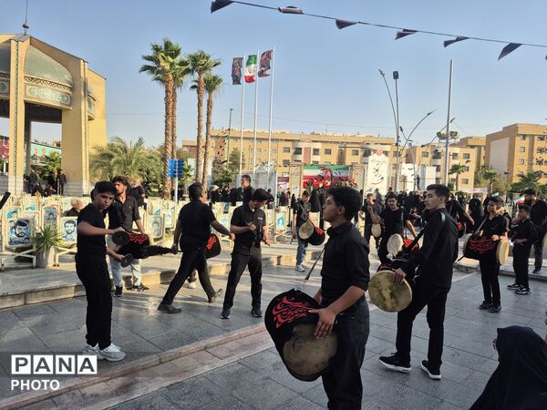 گلستان شهدا میزبان کاروان تاسوعای حسینی شد