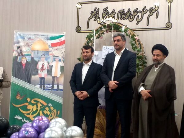 آیین نواختن زنگ ملی مبارزه با استکبار ستیزی در دبیرستان دخترانه متوسطه دوره اول توحید 