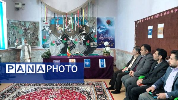 برگزاری نمایشگاه هفته هنرهای مدرسه (ماها) در آموزشگاه نمونه دولتی فدک فاروج