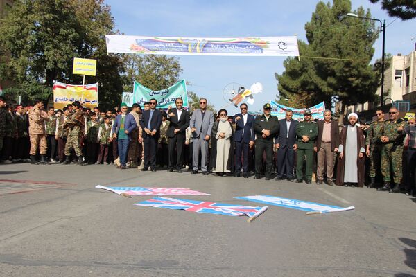 راهپیمایی ۱۳ آبان در خراسان رضوی