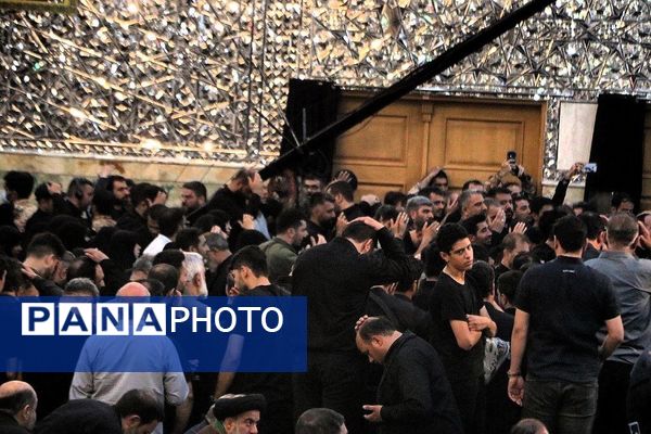 وداع با پیکر مطهر شهید سیدمهدی موسوی در شهرری