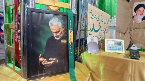 موکب مردمی سپهبد شهید حاج قاسم سلیمانی در خلیل آباد