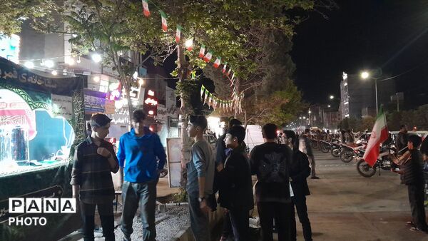 سقاخانه قمر بنی هاشم در پنجاه و سومین شب از اجتماعات مردمی 