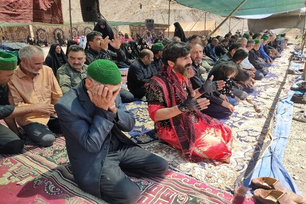 مراسم روز اربعین حسینی و تعزیه‌خوانی در شهر بار 