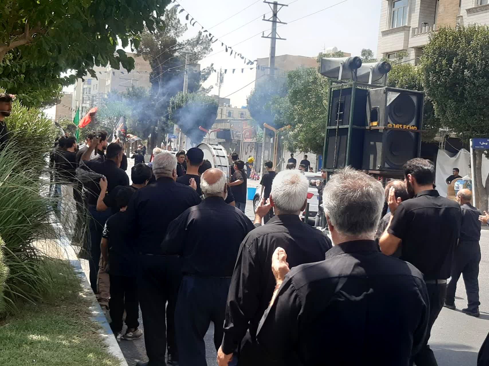 دسته‌های عزاداری در رباط کریم