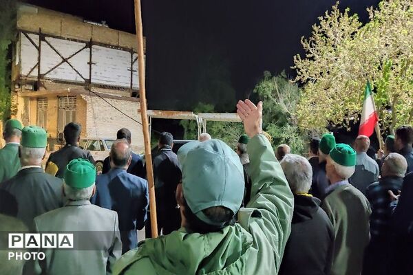 جوشش غیرت انقلابی مردم شهر بار در  اجتماعات شبانه