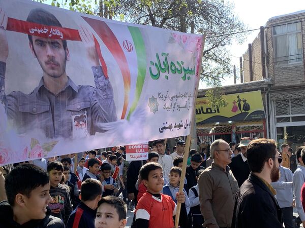 راهپیمایی روز ۱۳ آبان در شهرستان سملقان