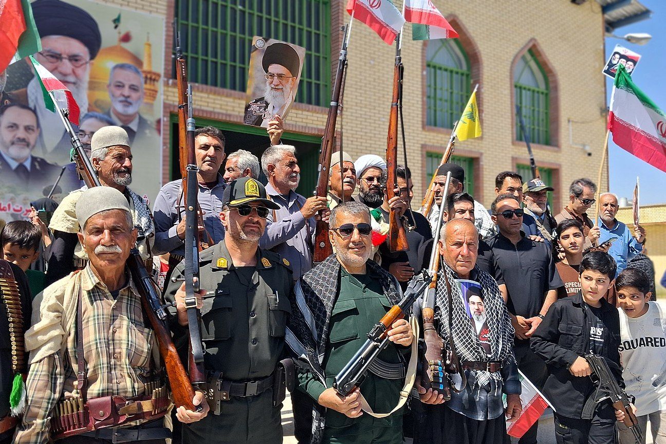 میزبان بغض‌های آسمانی، سوگواری مردمان باشتی در مراسم اربعین قائد امت