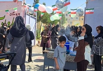 برگزاری اولین موکب درون مدرسه‌ای عید غدیر در دبیرستان شهید موحدی‌پور مهستان
