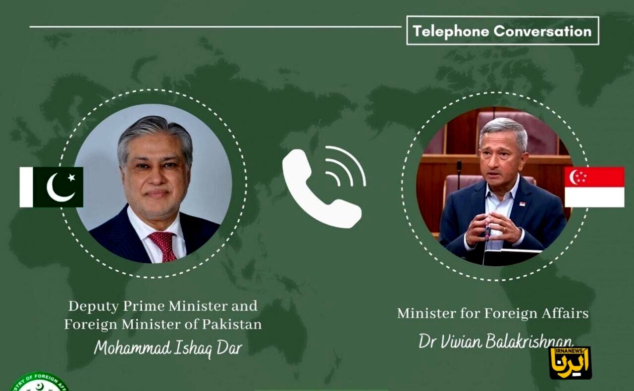 درخواست پاکستان از سنگاپور برای تسهیل بازگشت امن ملوانان ایرانی و پاکستانی