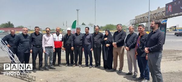 بازدید نمایندگان سازمان بازرسی استان البرز از موکب عاشقان امام شهید 