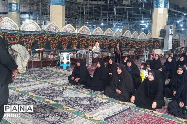 برپایی نمایشگاه فرهنگی به مناسبت پنجم مرداد در مصلی شهرستان قدس 