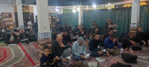 مراسم احیای شب بیست و سوم ماه مبارک رمضان در مسجد سید الشهدا شهرستان شیروان