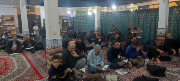 مراسم احیای شب بیست و سوم ماه مبارک رمضان در مسجد سید الشهدا شهرستان شیروان