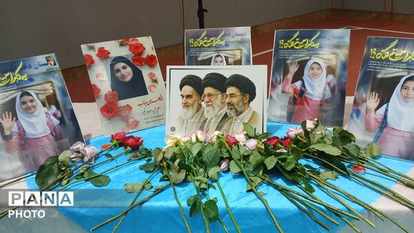 قاب‌های ماندگار از افتتاحیه مسابقات ورزشی دانش‌آموزان دختر منطقه ۴ کشور در همدان

