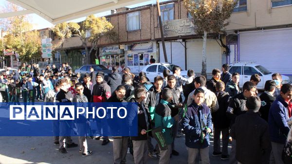 دسته عزاداری نوگلان فاطمی در شهرستان بن 