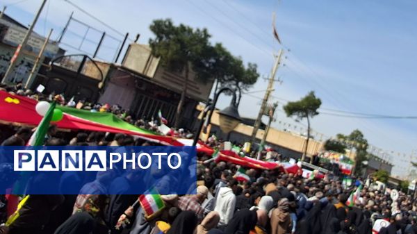 نمایش شکوه اقتدار مردم شهید پرور فیروزآباد 