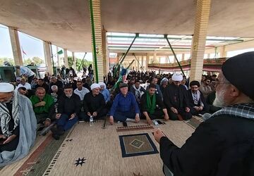 حضور پرشور مردم دهلران در پیاده روی جاماندگان حسینی  به مناسبت اربعین حسینی 