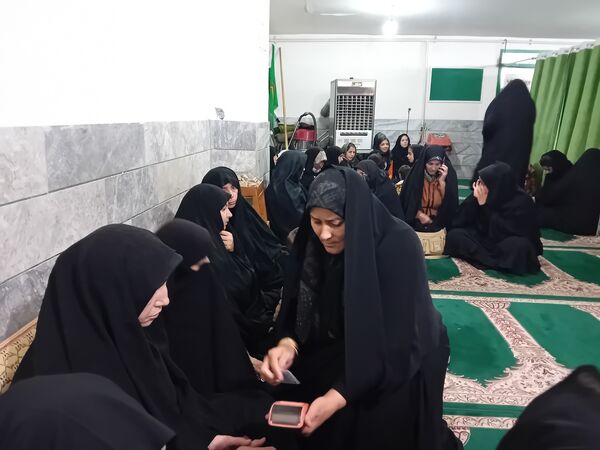 مراسم ایام فاطمیه در مسجد پنج تن آشخانه