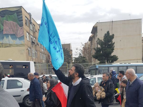 حضور حماسی منطقه ۵ در راهپیمایی ۲۲ بهمن