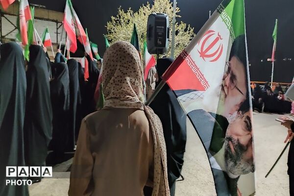 هم صدایی مردم شهر بار در حمایت از آرمان ها 
