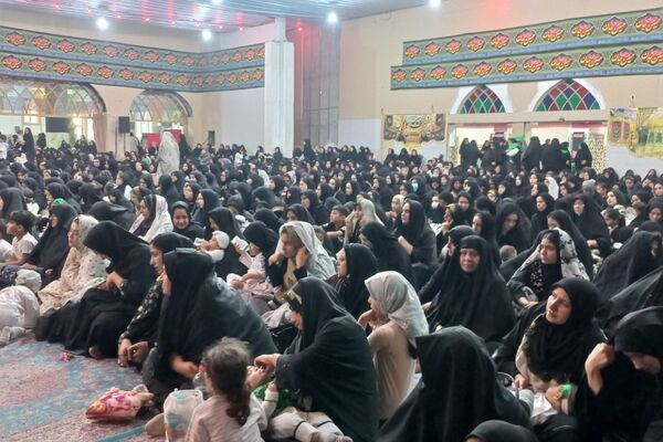 مراسم عزاداری شیرخوارگان حسینی در حرم مطهر امام زاده جعفربن موسی الکااظم (ع) شهرستان پیشوا