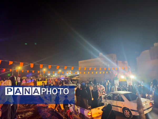 کاروان شادی جشن نیمه شعبان در بوموسی 