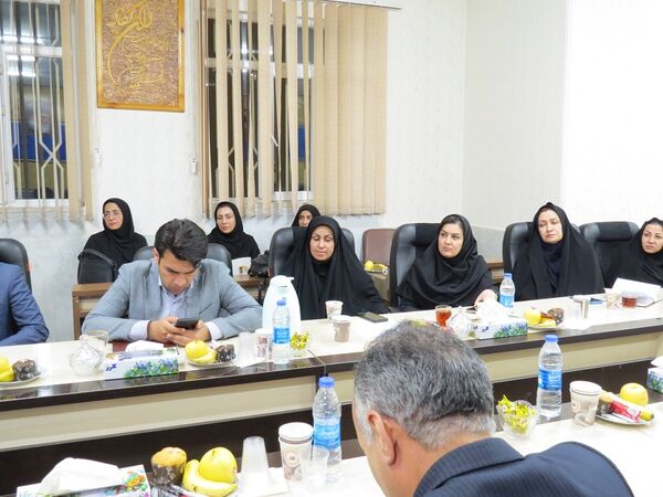 نشست معاون پیشگیری و تشخیص توانبخشی سازمان آموزش پرورش استثنایی کشور با مدیران مرکز  استان