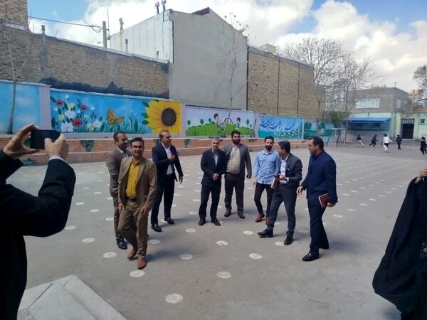 بازدید معاون فعالیت‌های تشکیلاتی سازمان دانش‌آموزی از مدارس تمام تشکیلاتی مدارس خدابنده