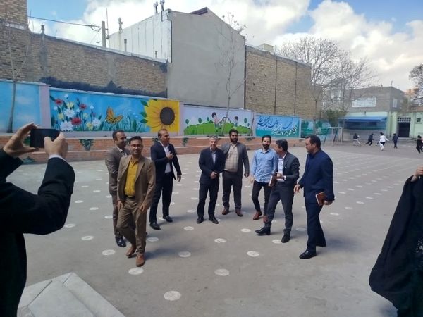 بازدید معاون فعالیت‌های تشکیلاتی سازمان دانش‌آموزی از مدارس تمام تشکیلاتی مدارس خدابنده