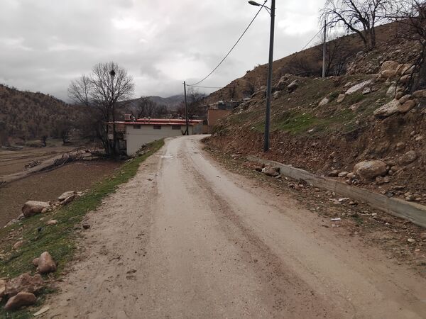 چشم‌انداز میانکوه در باران