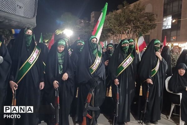 رزمایش اقتدار با حضور گردان‌های جانفدا در نسیم‌شهر