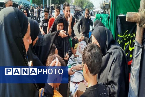  حضور جاماندگان حسینی در مرزهای خوزستان