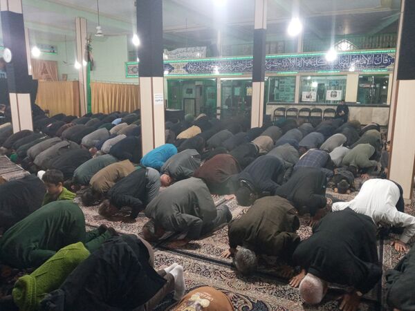مراسم سوگواری برای خادم الرضا شهید آیت‌الله سید ابراهیم رئیسی در چناران 