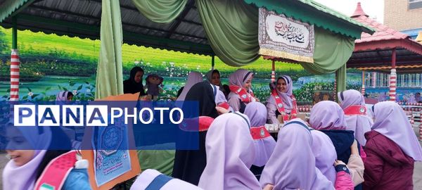 برپایی موکب حضرت رقیه(س) در دبستان شاهد تحقیقی ناحیه۶