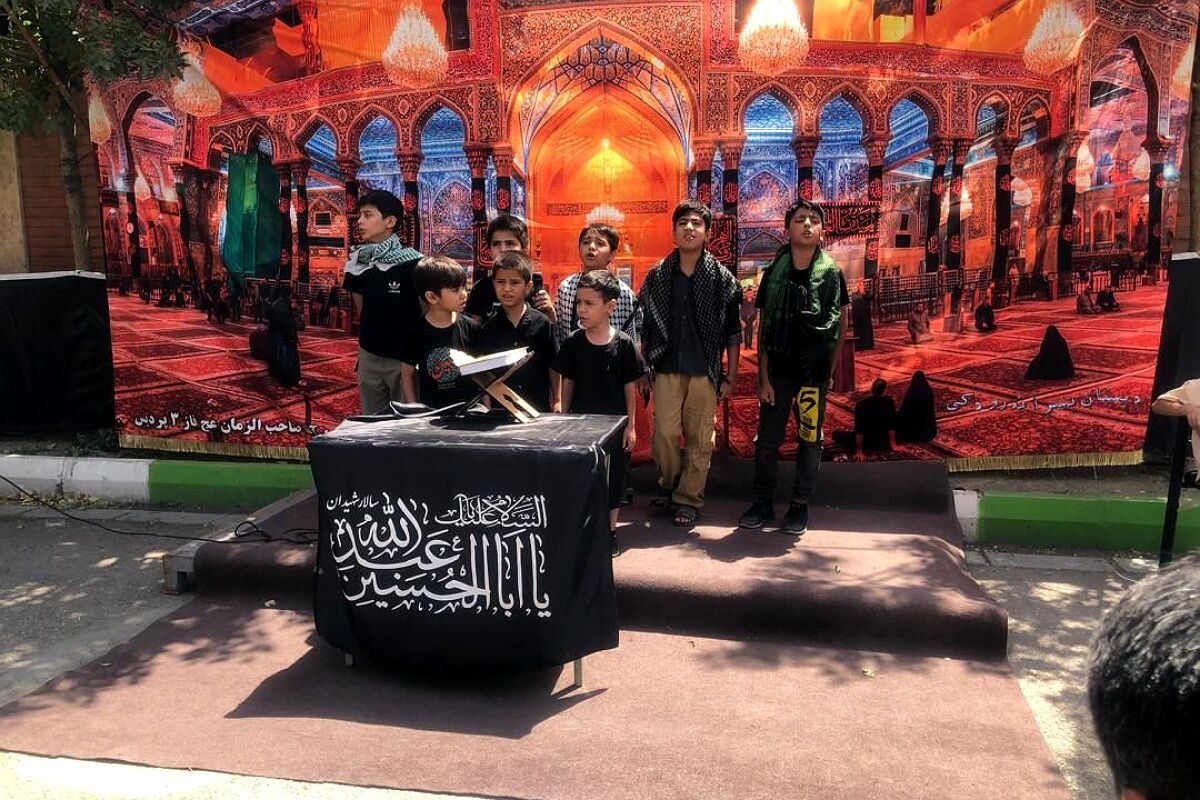 برگزاری مراسم عزاداری دهه آخر ماه صفر به همت هیئت دانش آموزی مدرسه رودکی