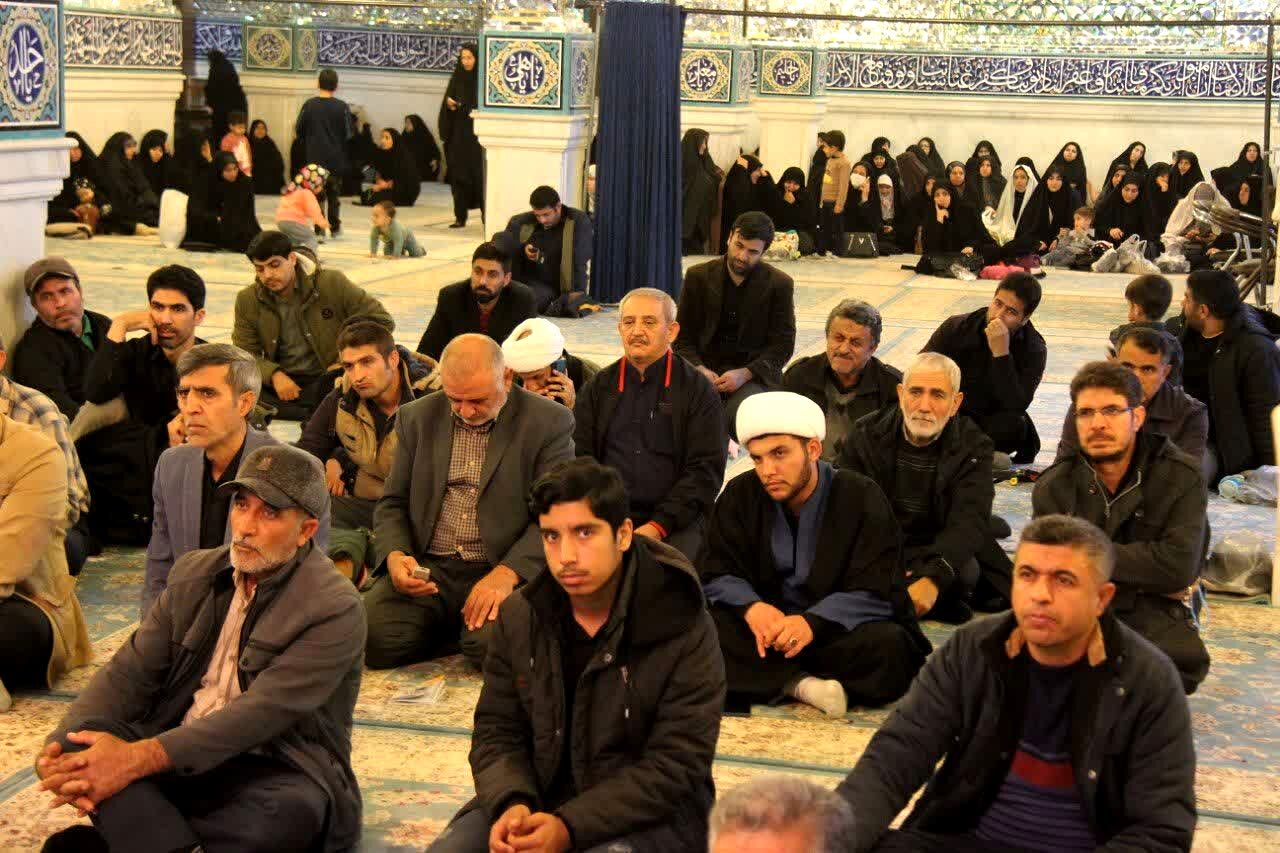 مراسم شب‌های فاطمیه در حرم امامزاده عباس بن موسی (ع) بجنورد 