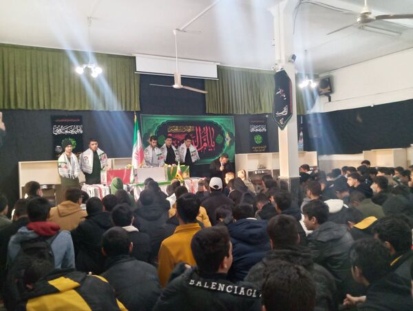 استقبال از شهید گمنام  در دبیرستان شاهد امام ابوذرغفاری 