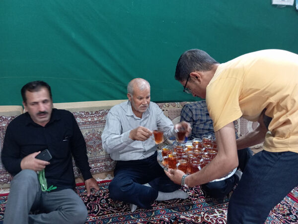 مراسم عزاداری شهادت امام محمد باقر(ع) در شهر جعفریه قم 